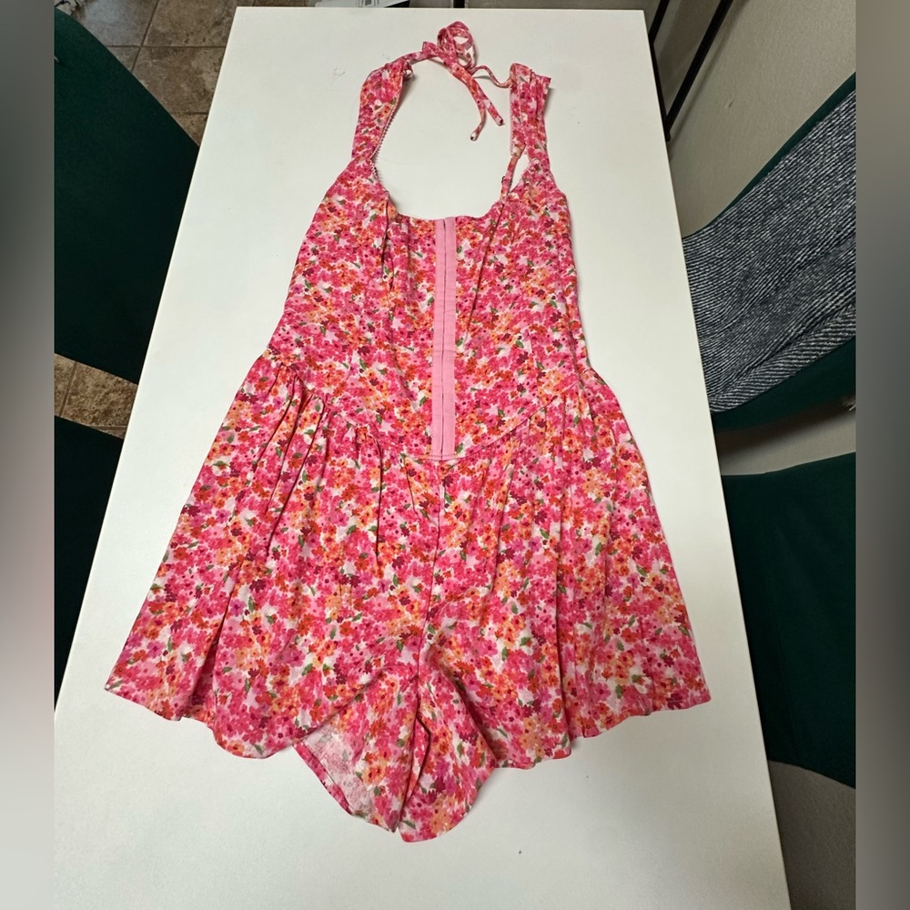 Wild Fable Pink Floral Romper